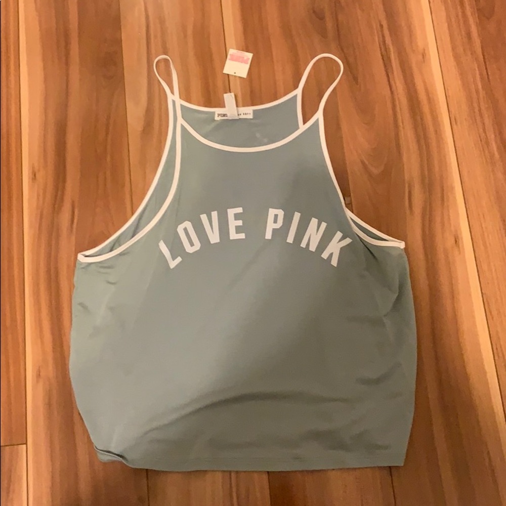 PINK cropped tank